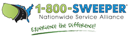 1-800-Sweeper network logo