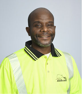 Alex, Aardvark crew member, employed since 2010