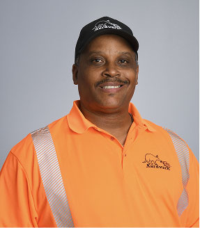 Darrell, Aardvark crew member, employed since 1997