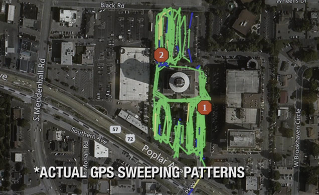 GPS tracking on Aardvark sweeper trucks